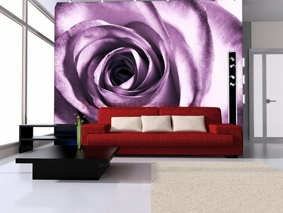 Fototapeta FM0713 Purpurowa róża (sumnersgraphicsinc)