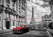 Fototapeta 11674 PARYŻ I CZERWONE AUTO